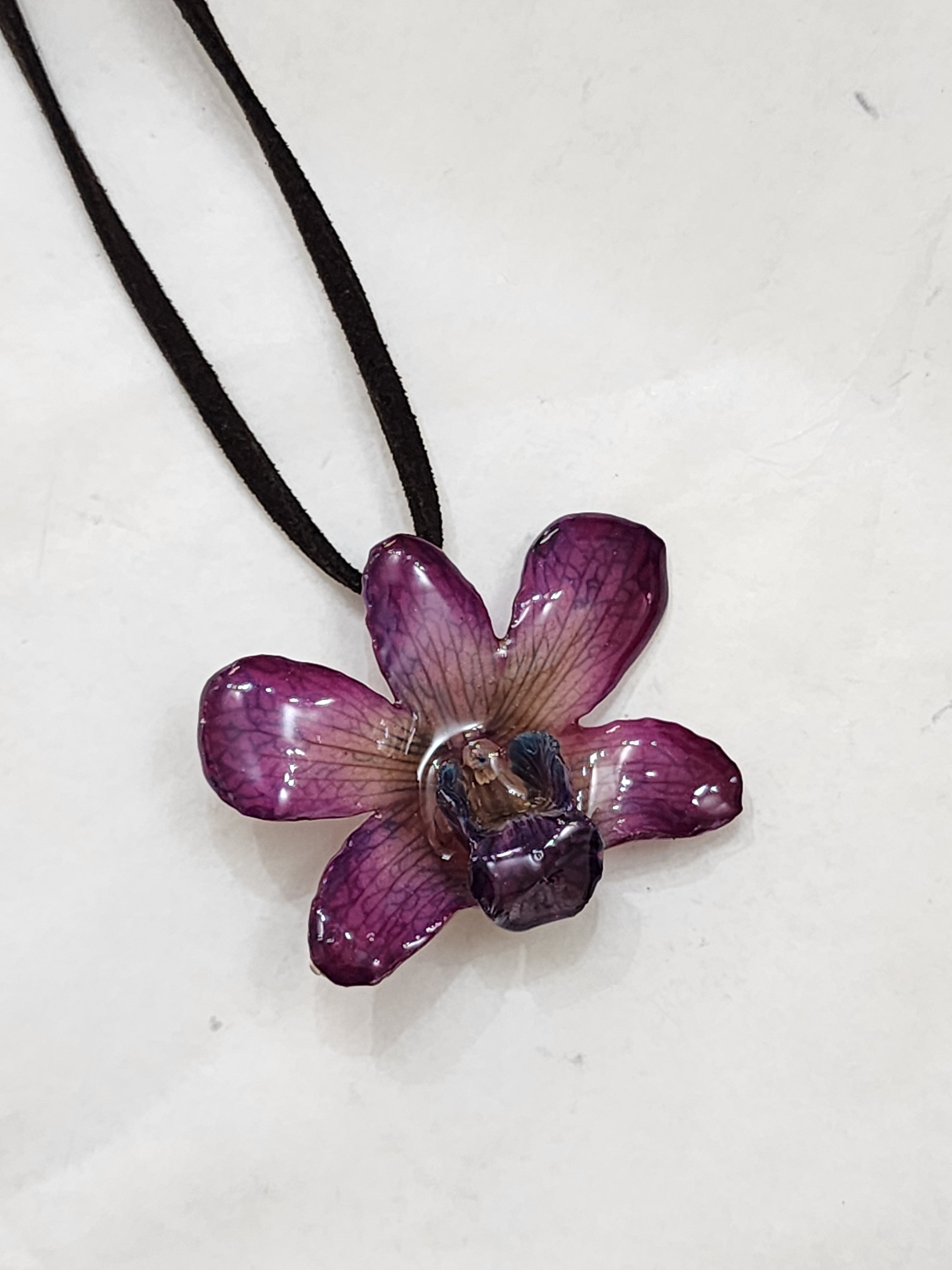 Charm Orchid Necklace