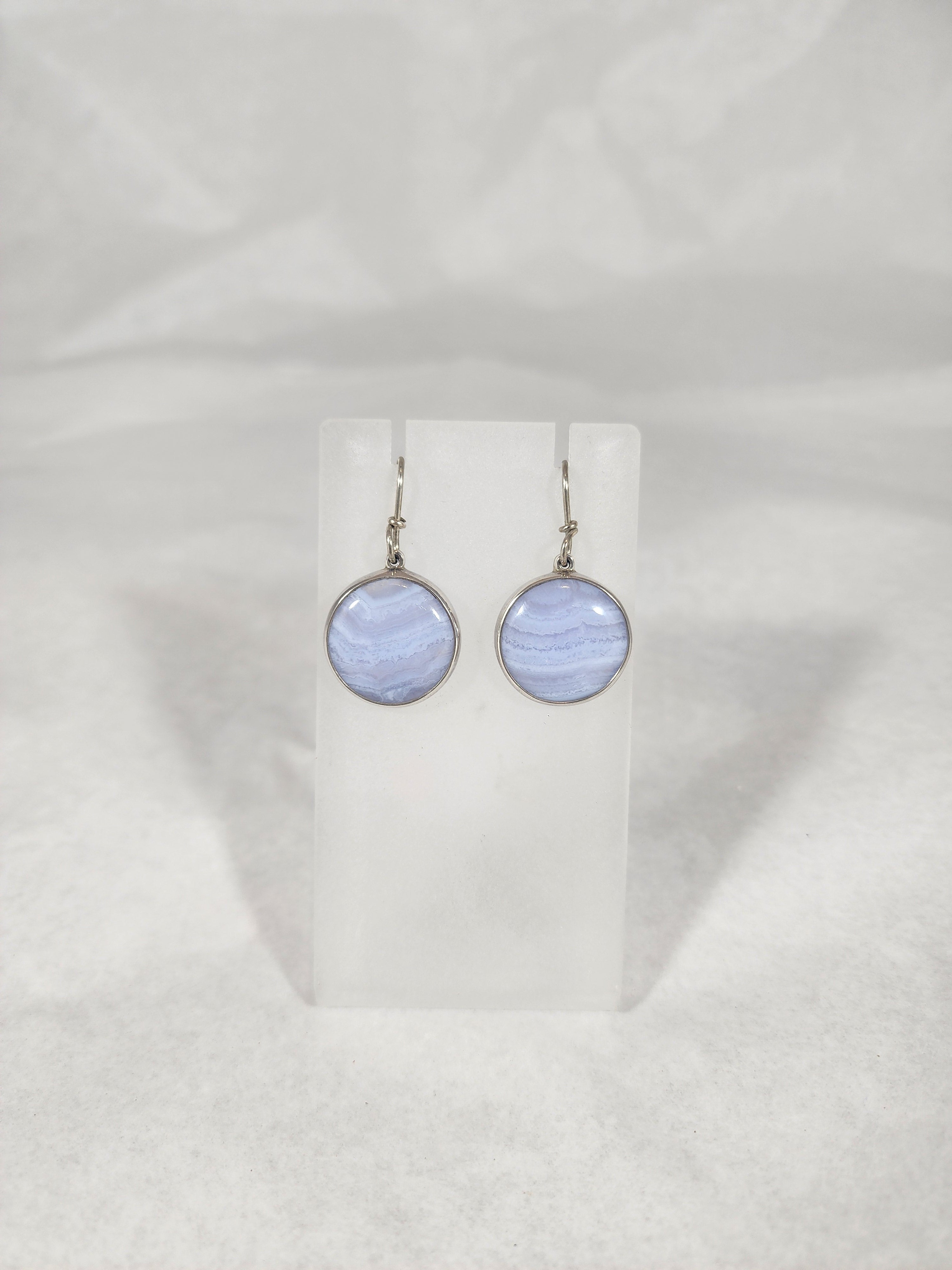 Ribbon Lace Agate - Earring