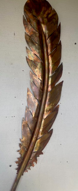 Large Feathers - Copper