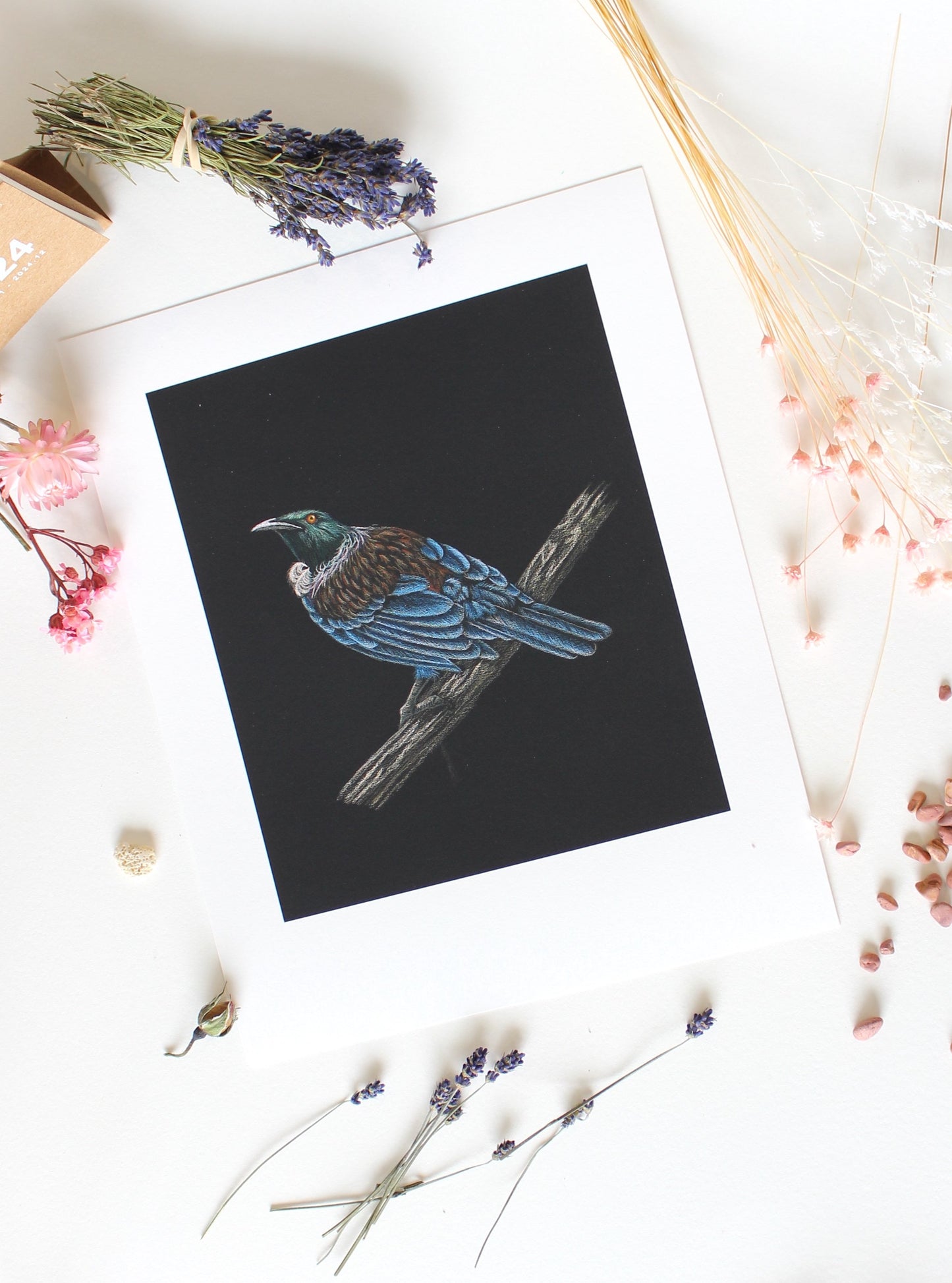 Tui on Log - Print
