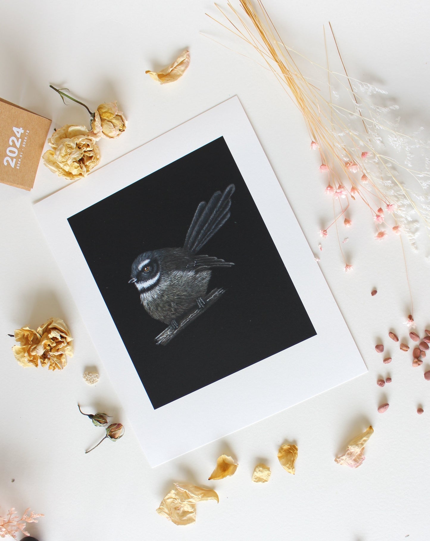 Piwakawaka, Fantail - Print