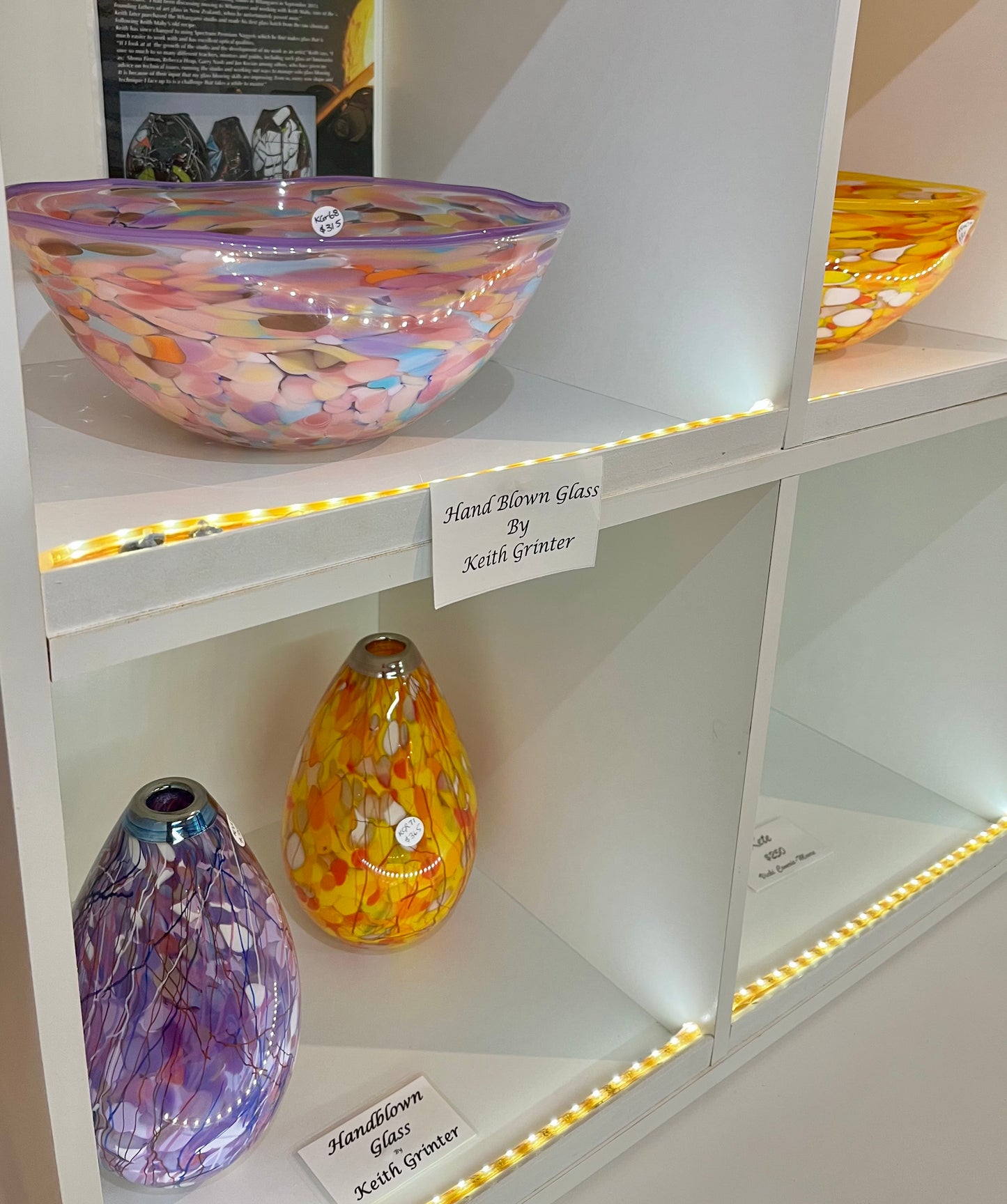 Glass Vases & Bowls from $315