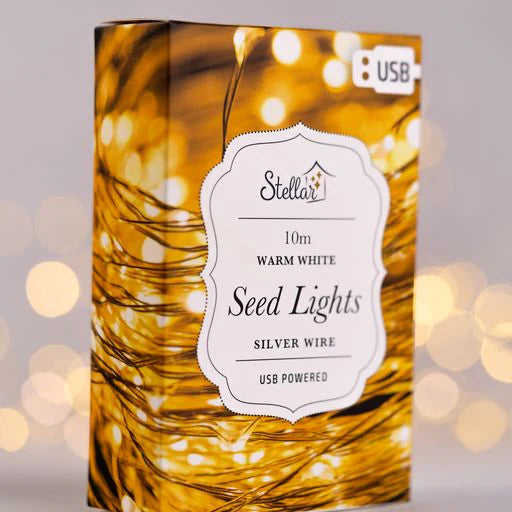 10m USB Warm White Seed Light