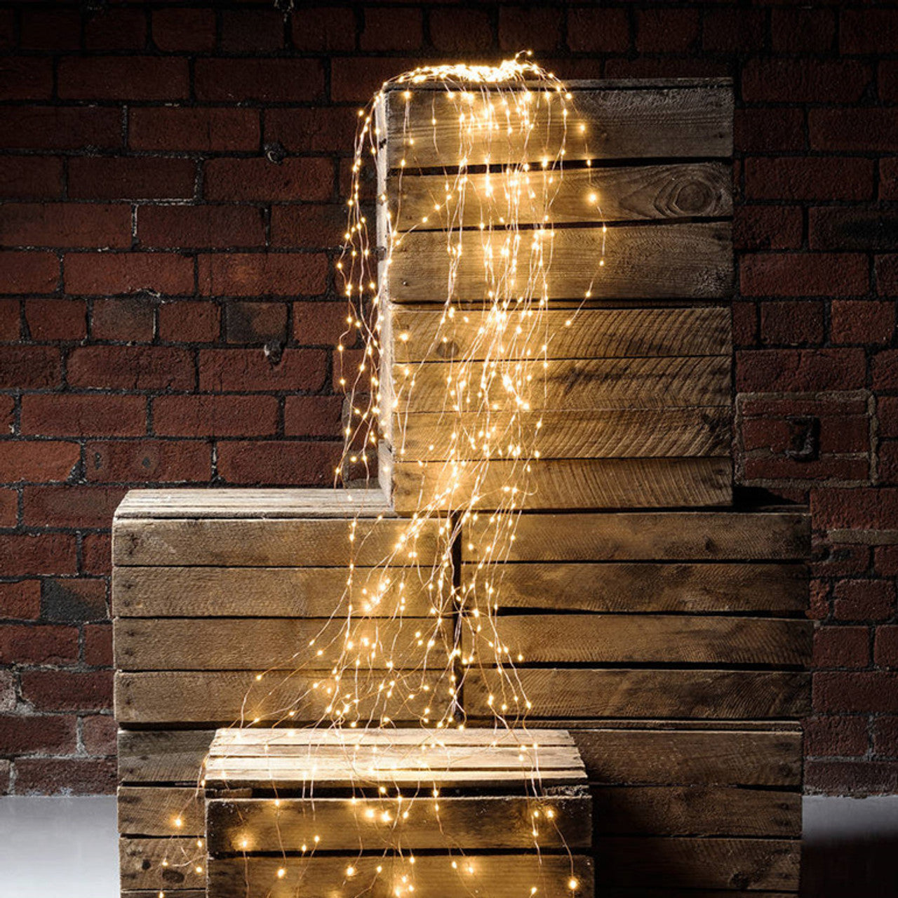 Silver Waterfall Lights