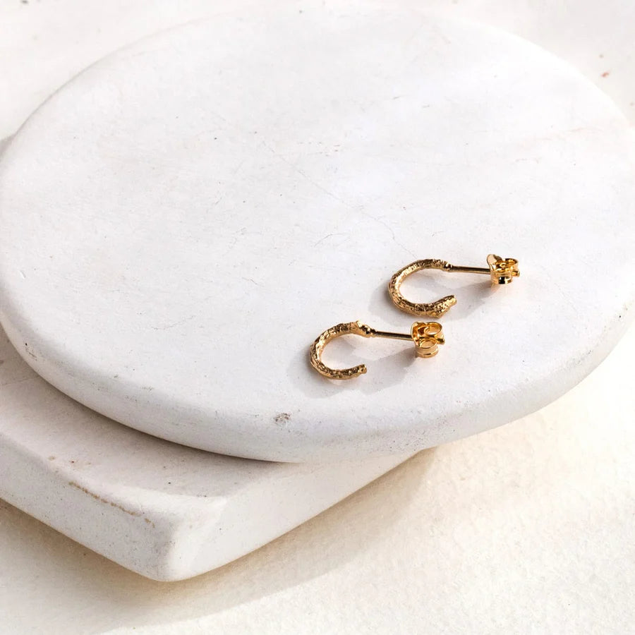 Briar Sprig Hoops Studs
