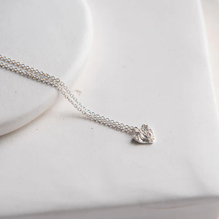 Lace Mini Heart Necklace