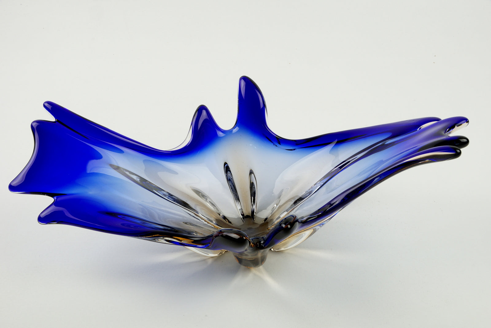 Blue/Orange Murano Centrepiece