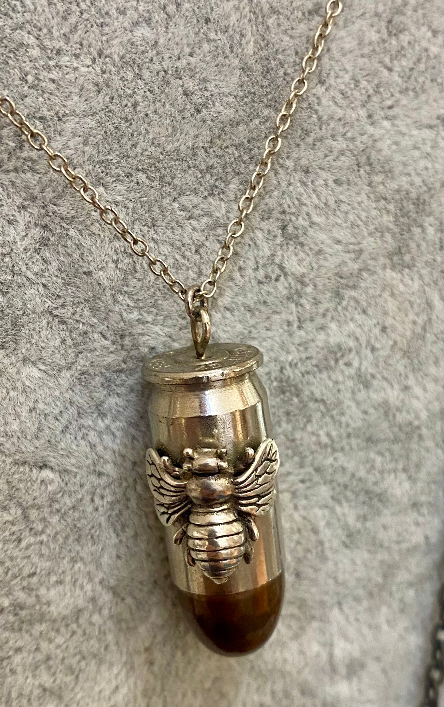 Bullet Bee Necklace
