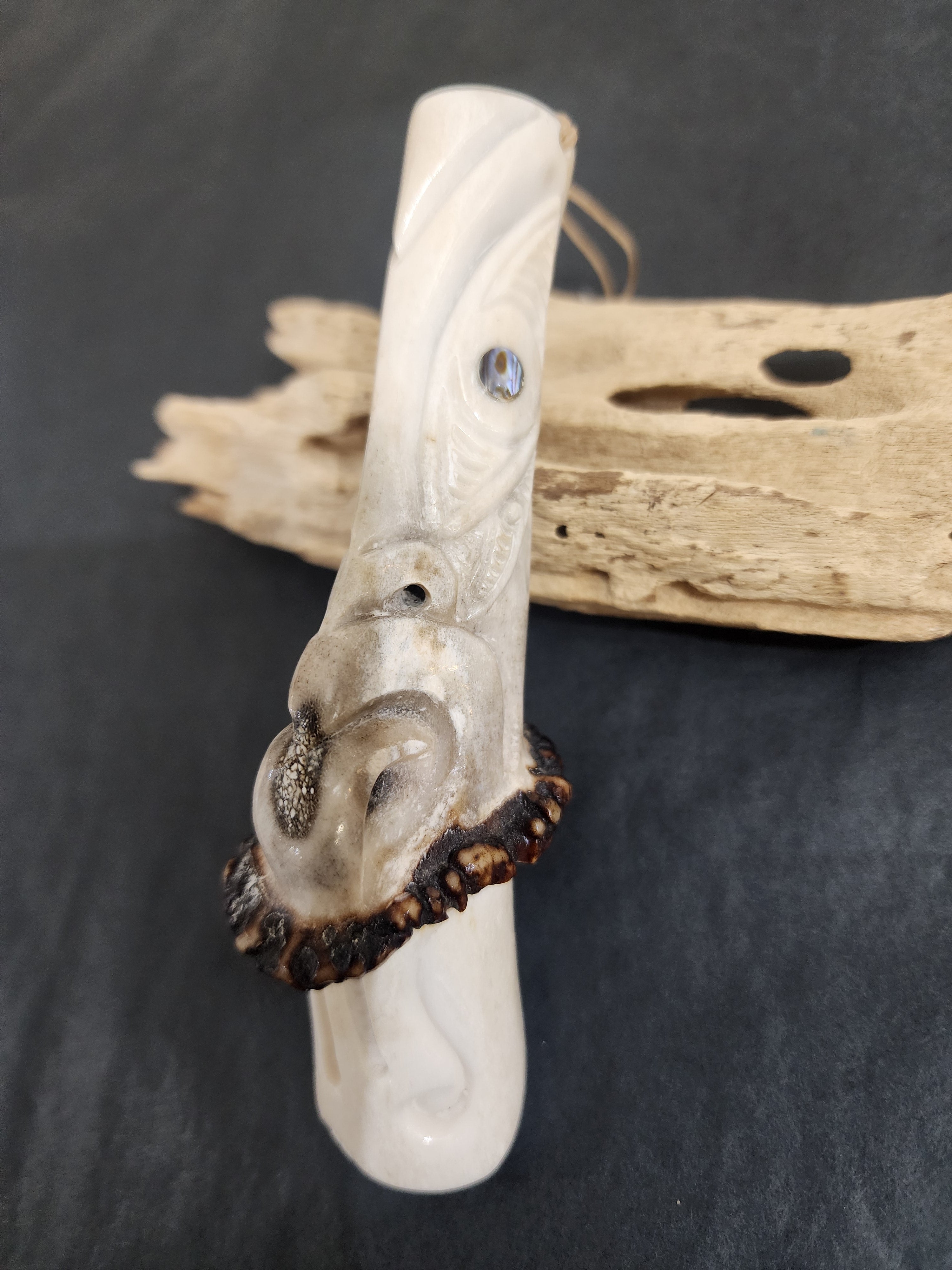 Tiki with Raw Edge - Deer Antler