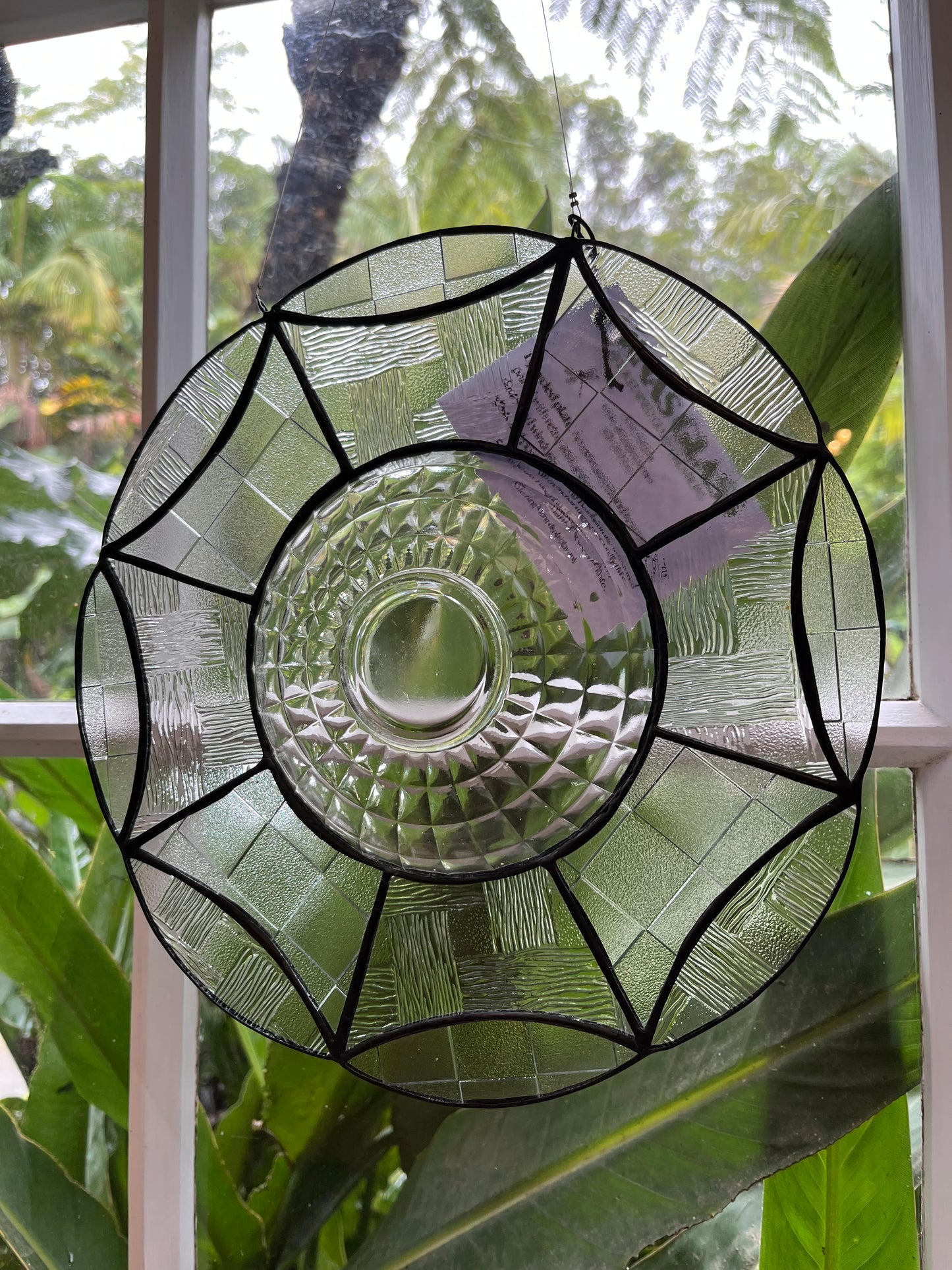 Upcycled Saucer Clear