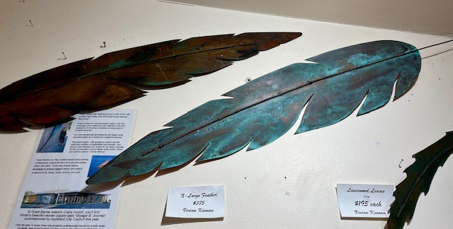 Copper Feathers from $125
