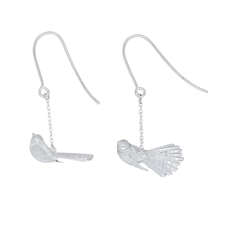 3D Fantail (Piwakawaka) Earring