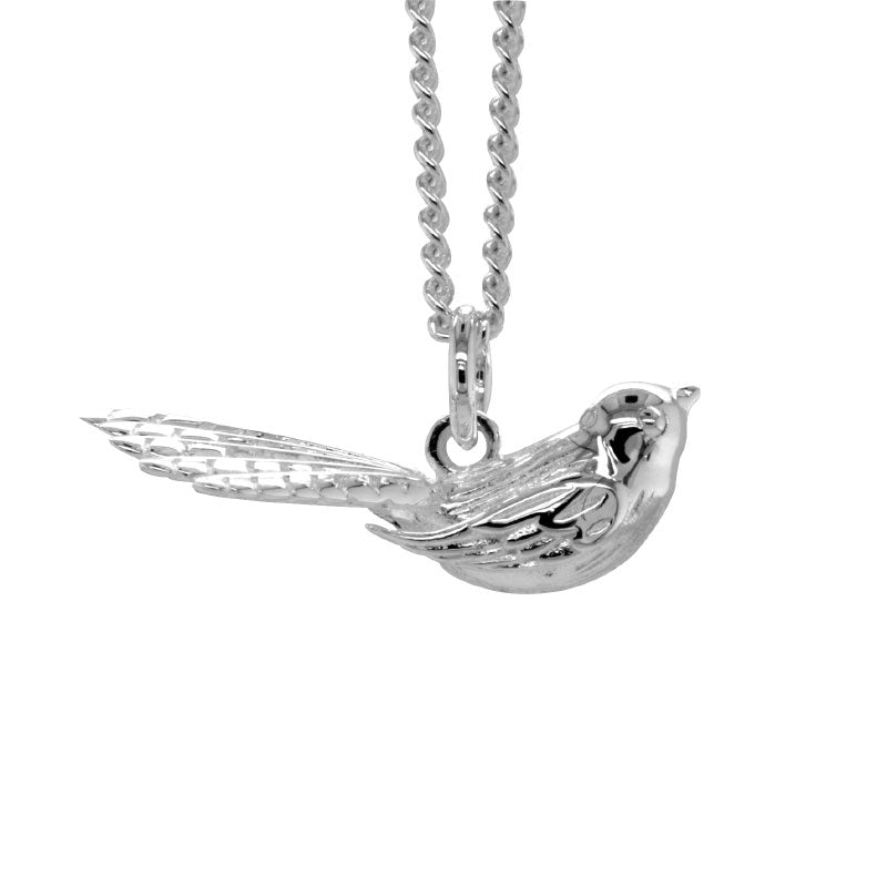 Small 3D Fantail (Piwakawaka) Pendant