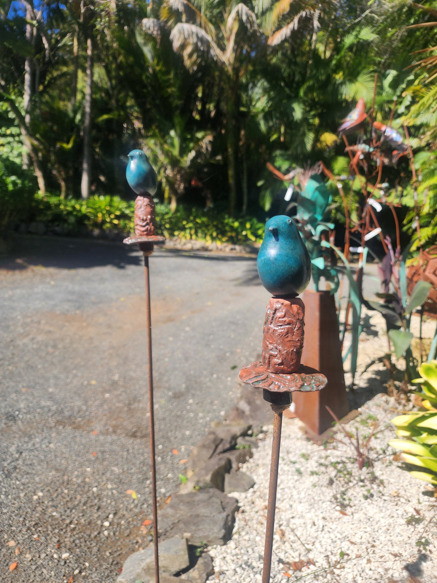 Little Bird on Pole - SOLD