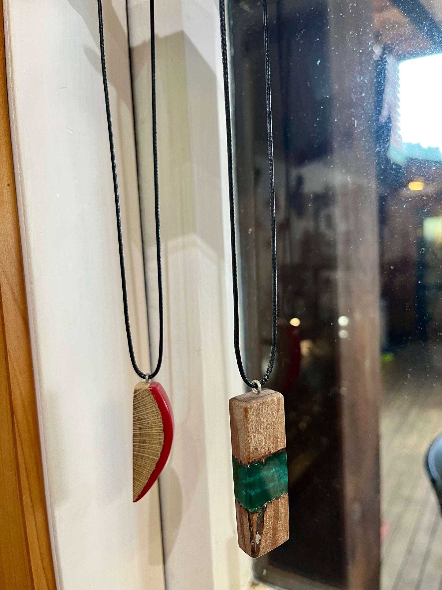 Wood Pendant Necklace