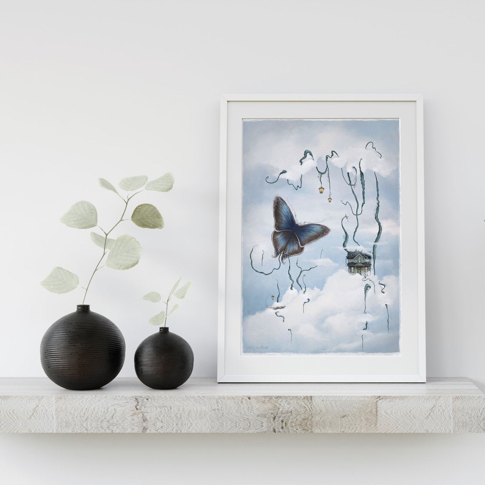 Blue Butterfly - Limited Edition Paper Print