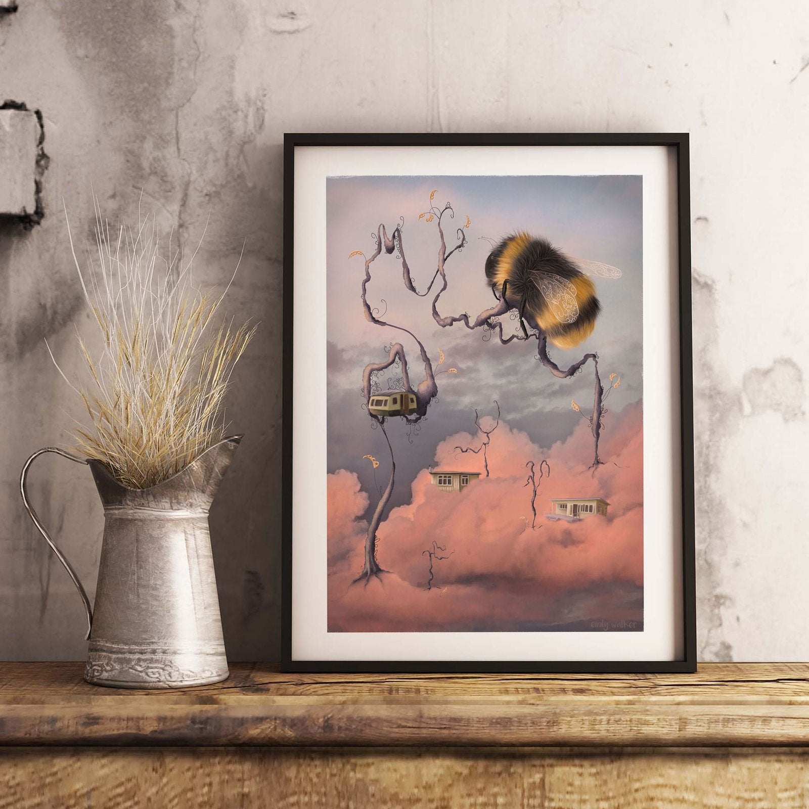 Bumblebee and Baches - Limited Edition Paper Print