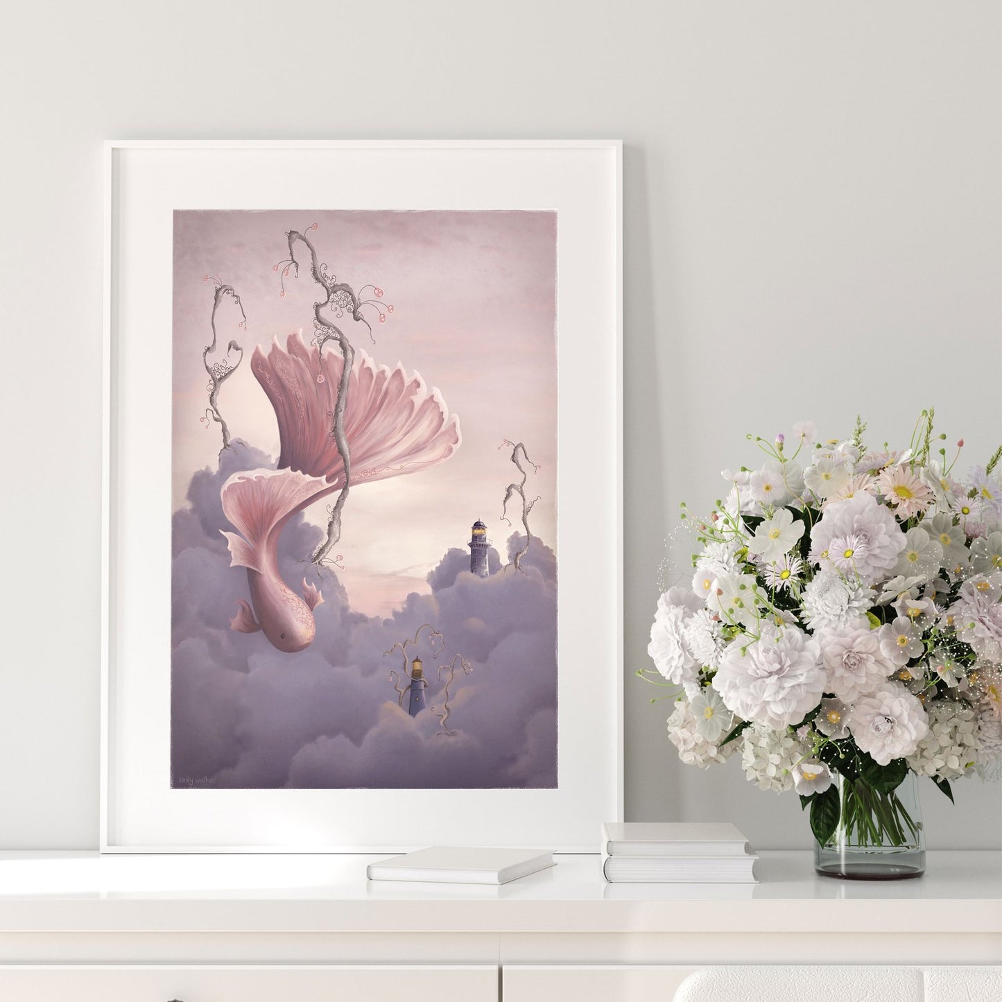 The Fish & The Lighthouses - Limited Edition Paper Print