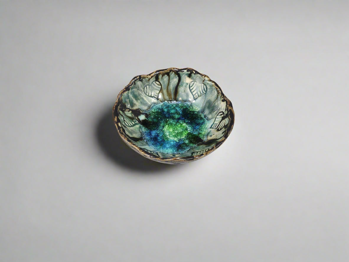Tiny Green Heart Dish