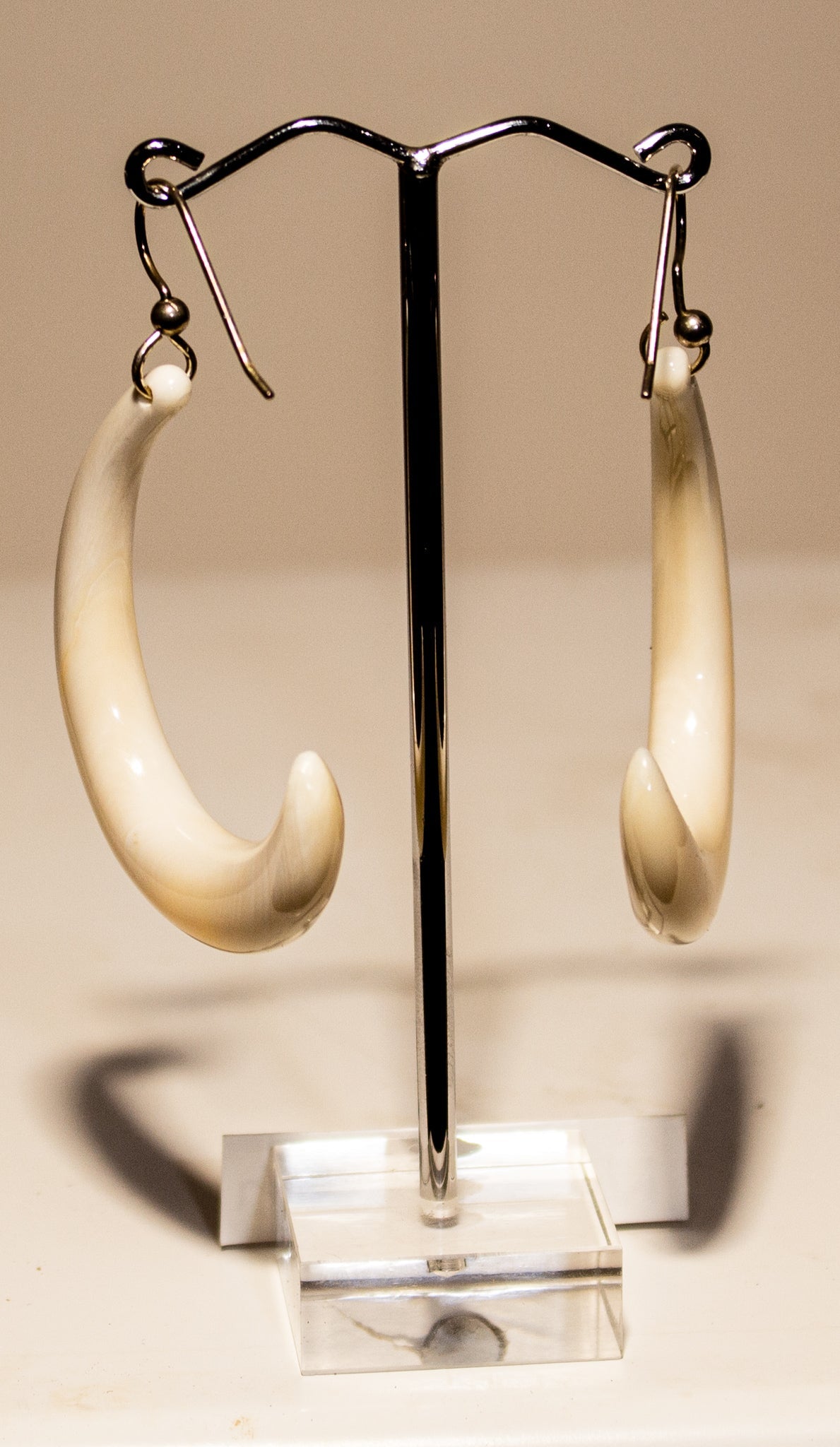Whale Bone Earrings Tusk