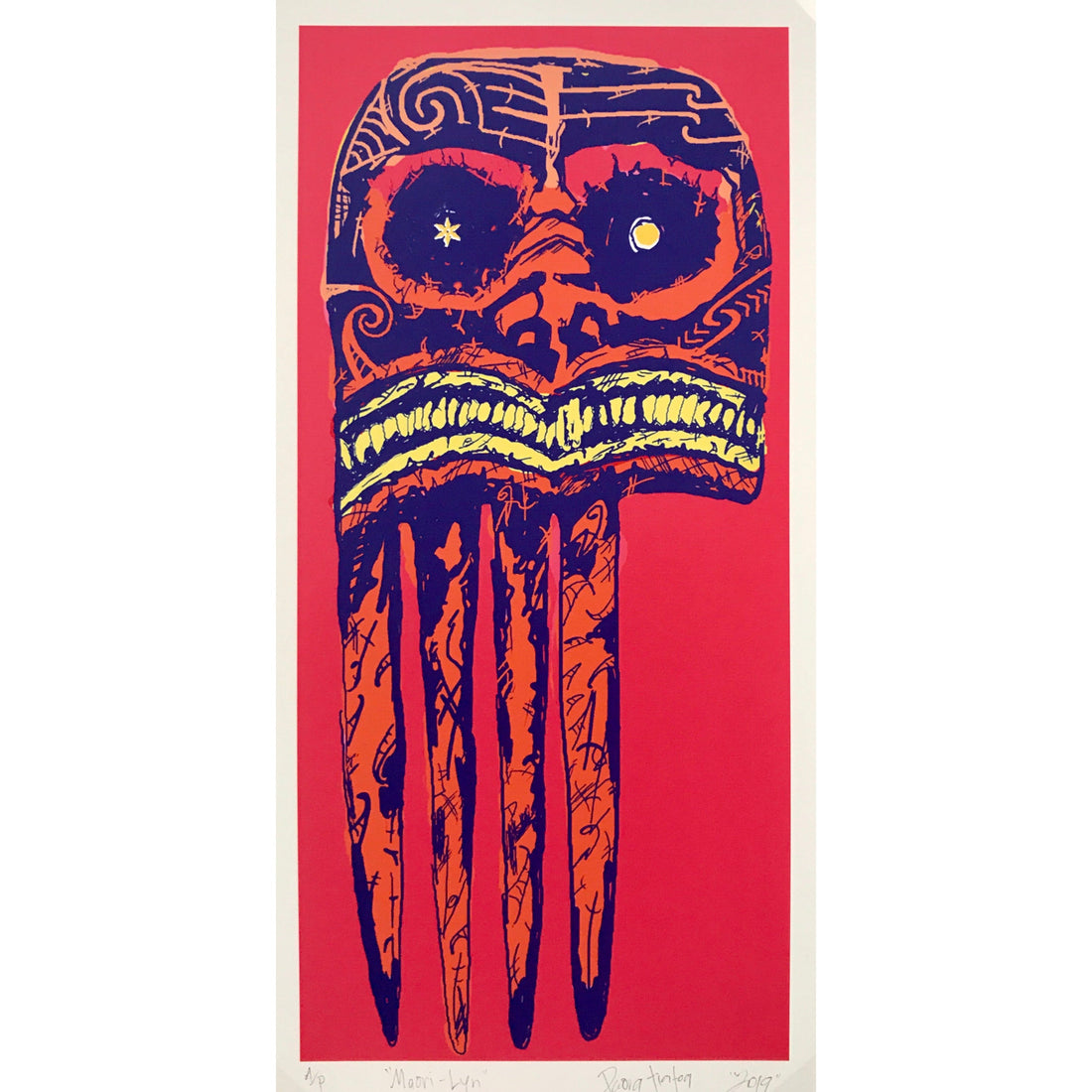 Mini Maori Lyn - Screen Print