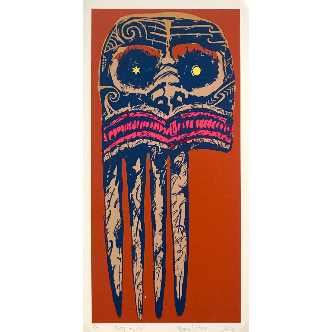 Mini Maori Lyn - Screen Print