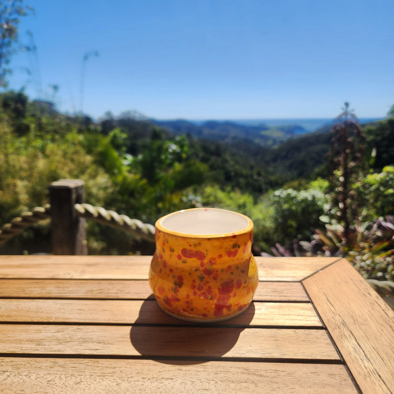 Yellow/Orange Small Flowerpot