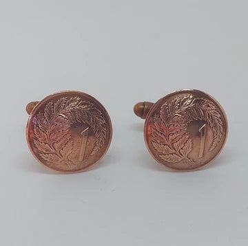 Copper Cent Cufflinks