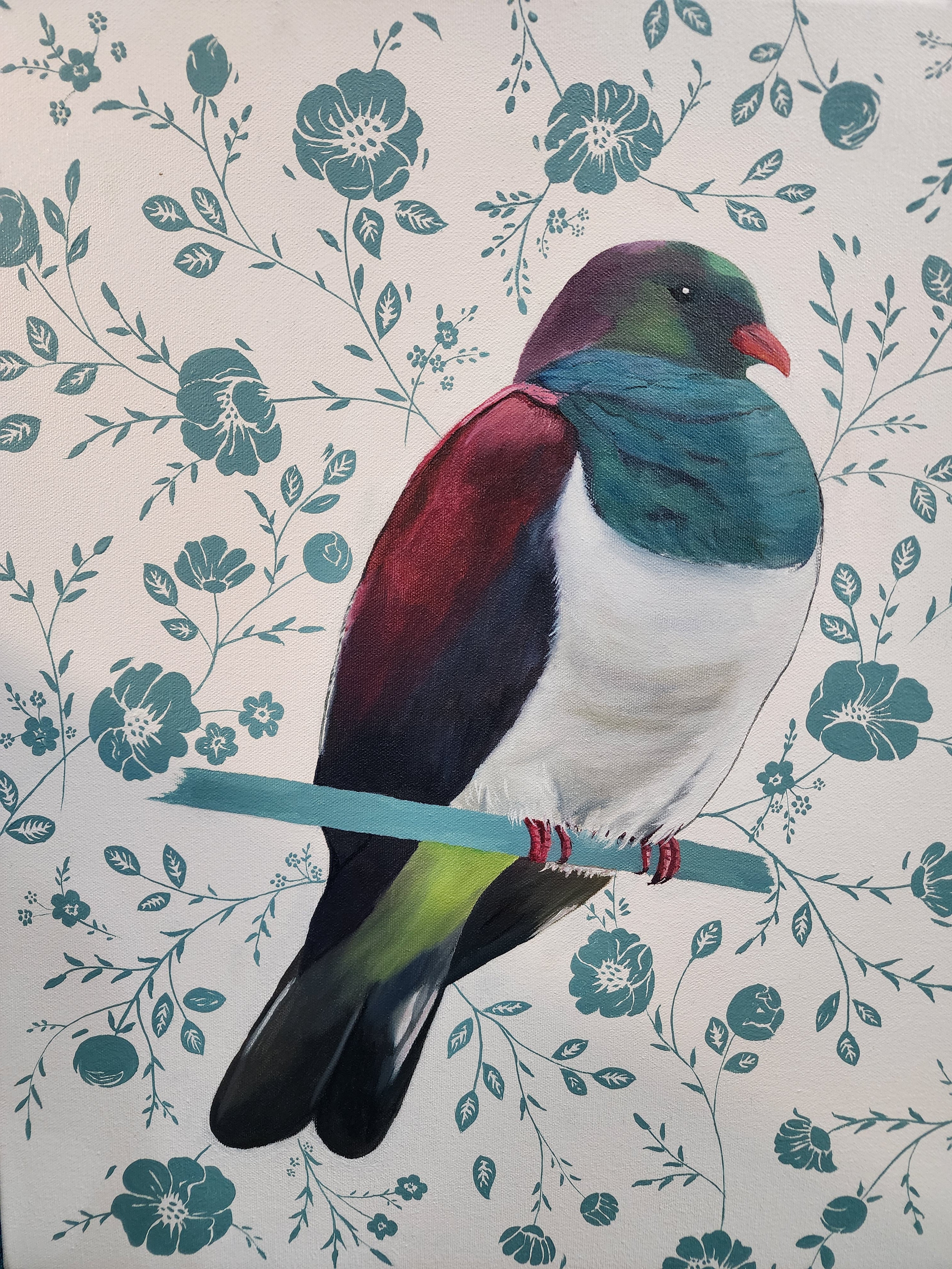 Woodpigeon & Roses