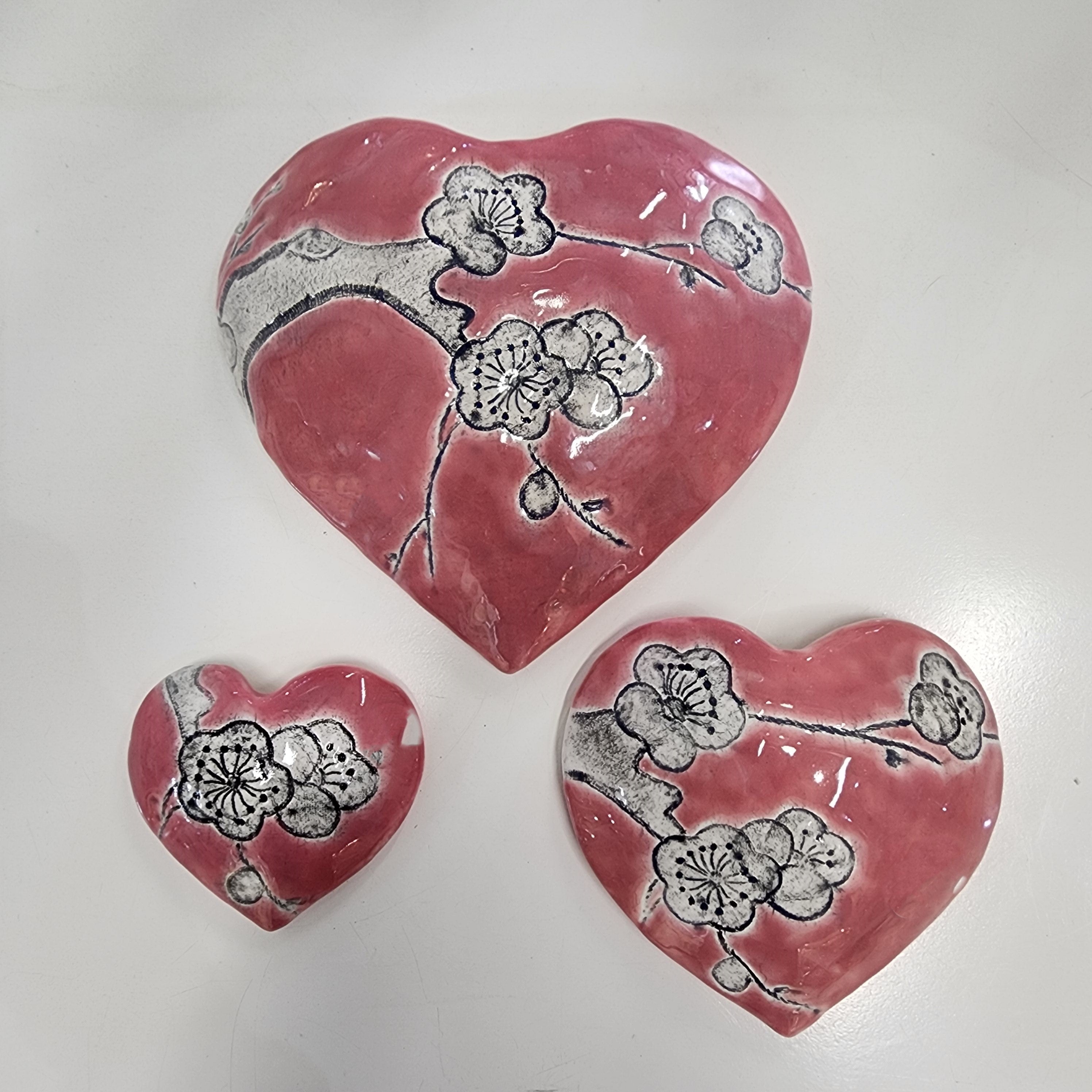 Hearts - Ceramic Wall Hanging