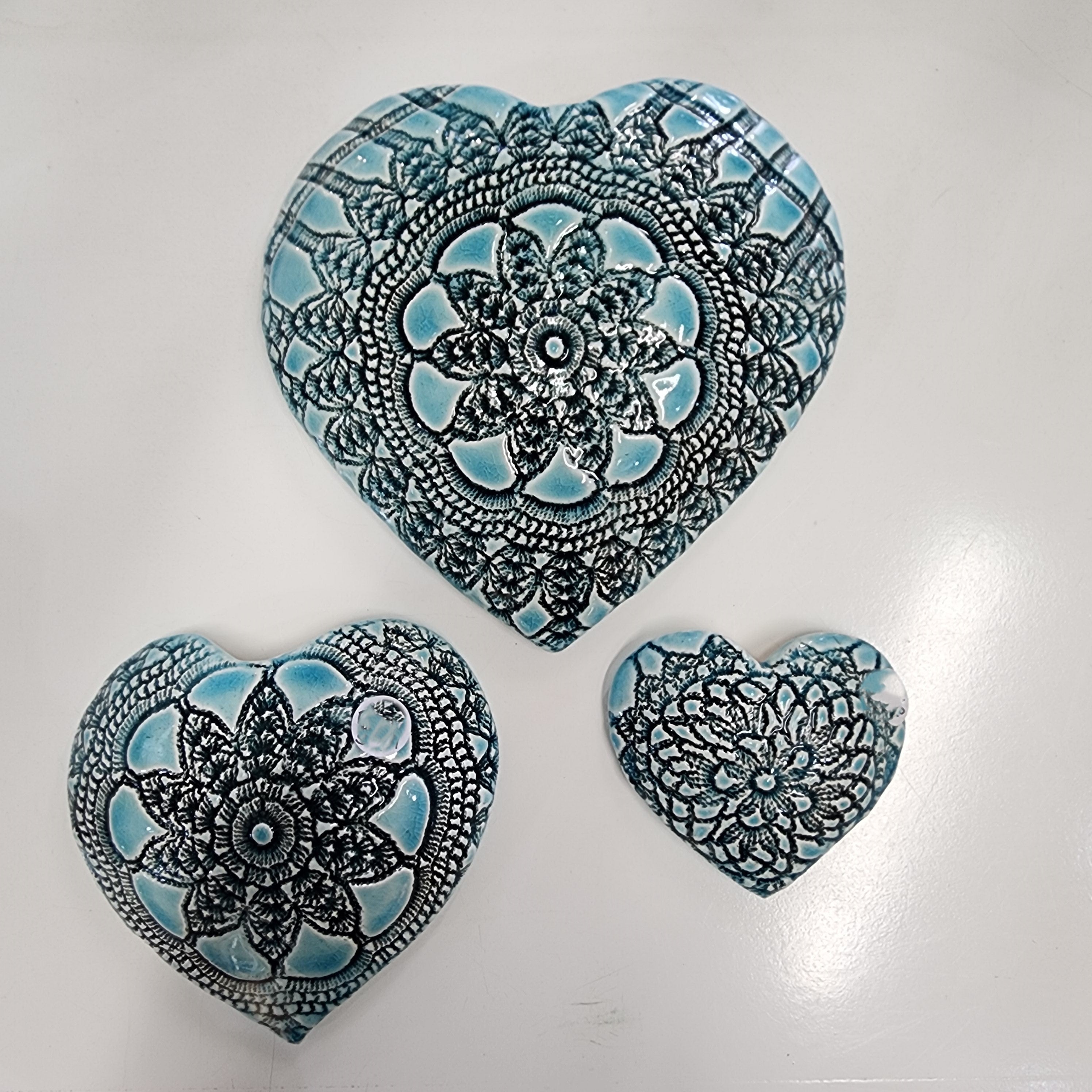 Hearts - Ceramic Wall Hanging