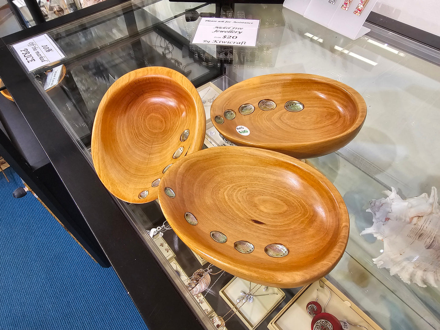 Totara Paua Inlay Bowls