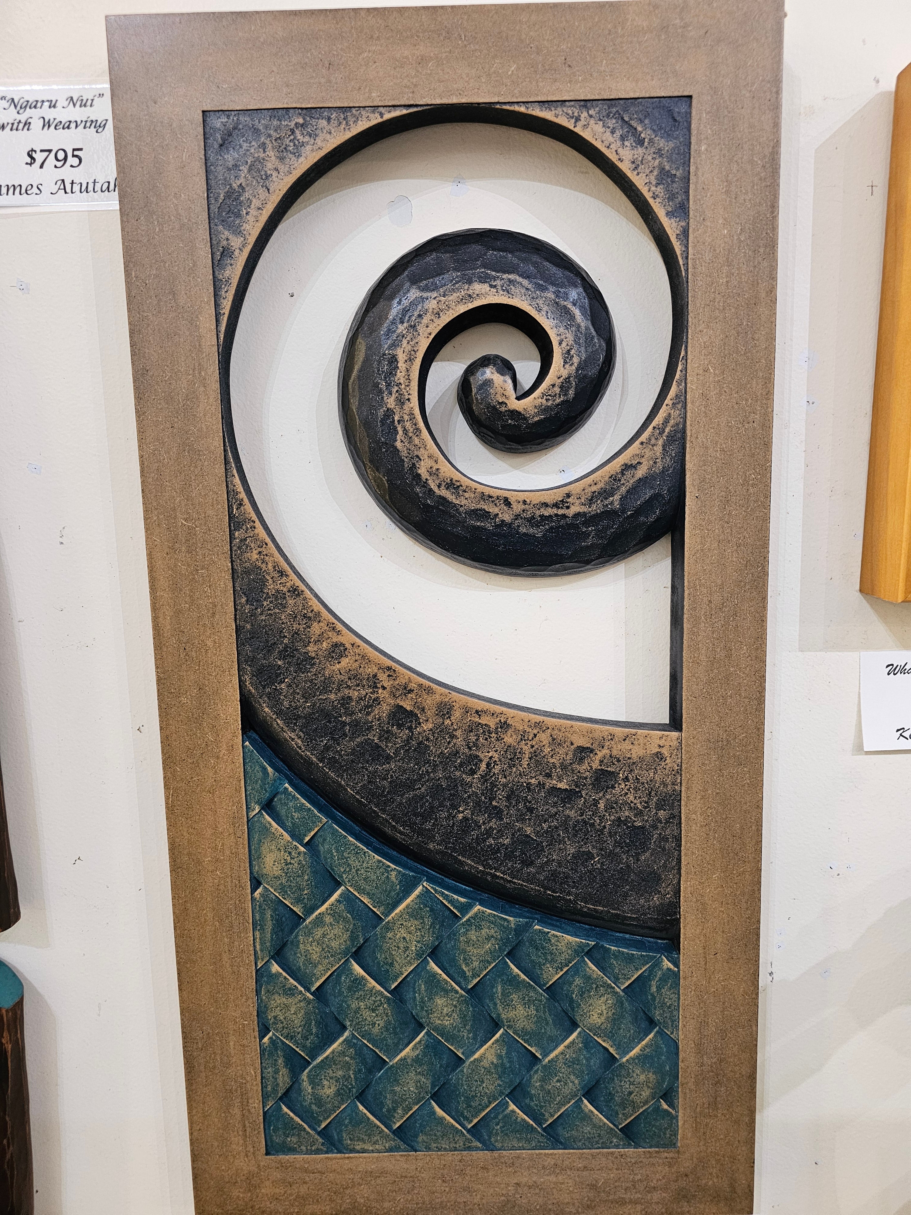 Ngaru Nui with Weaving - SOLD