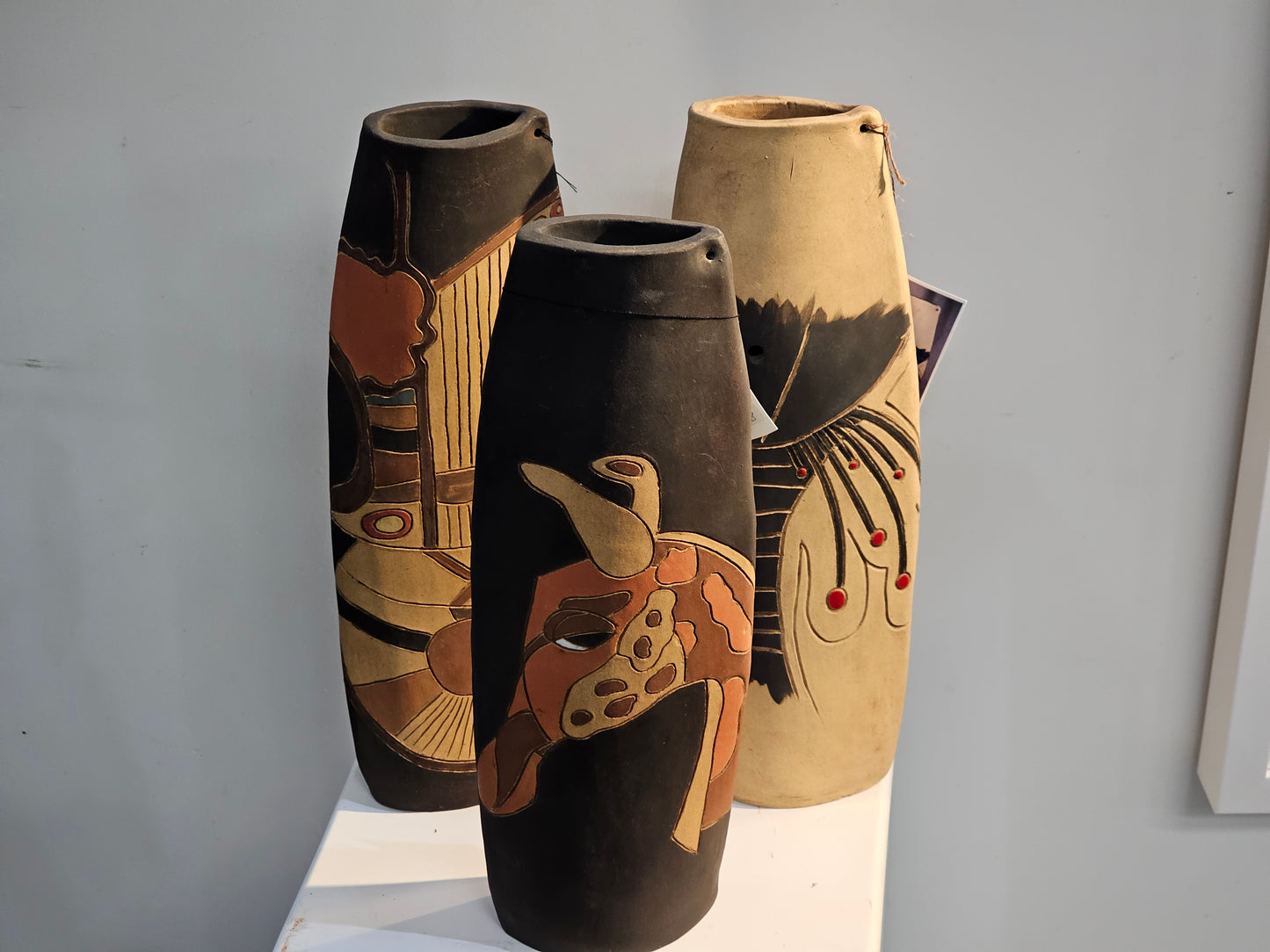 Dulcie Draper Tall Grass Pots