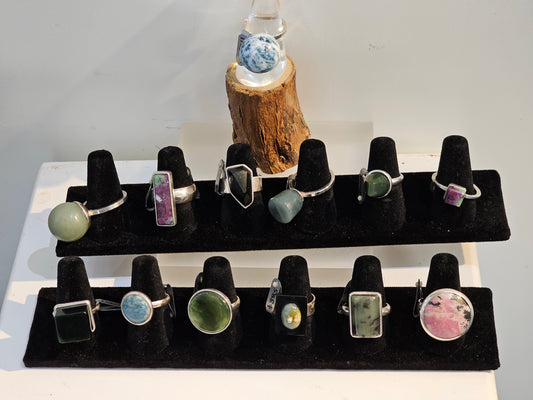 Jade and Form Rings from $365