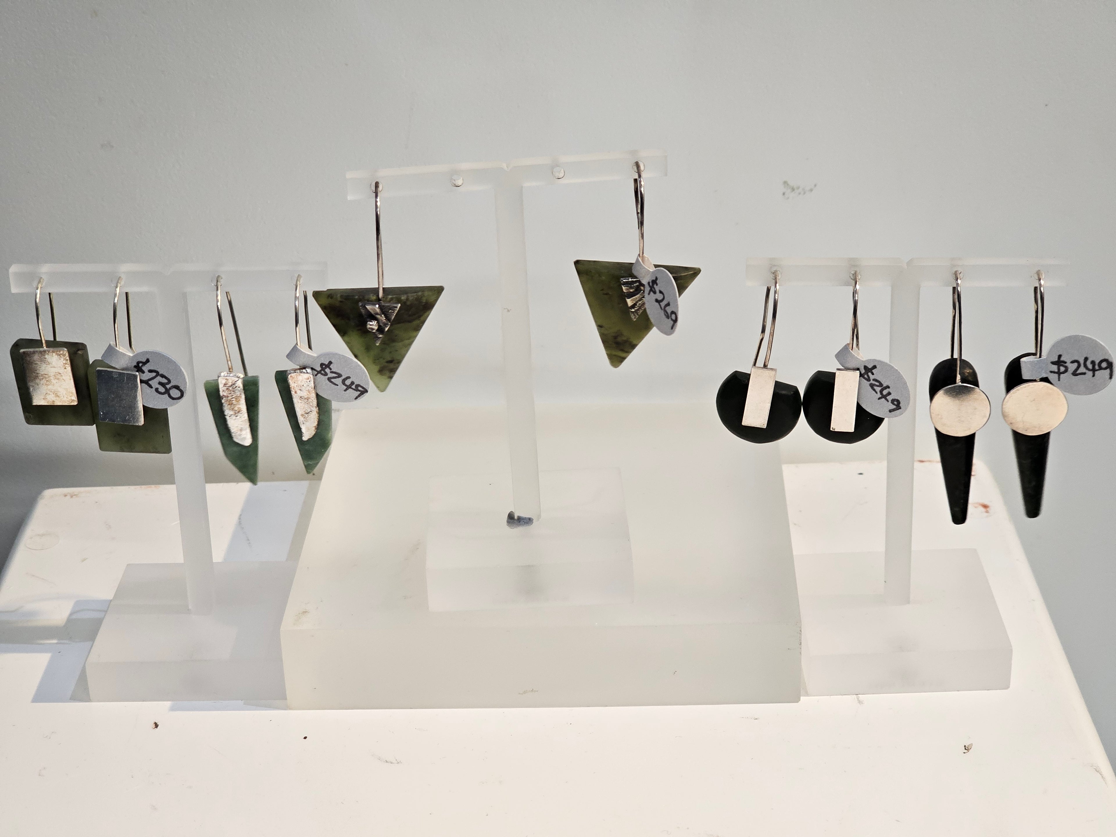 Jade and Form Earrings from $195