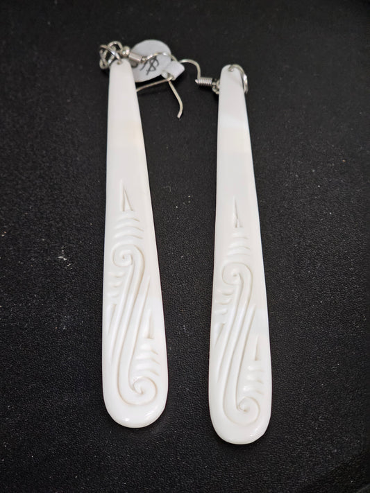 Beef Bone Earrings