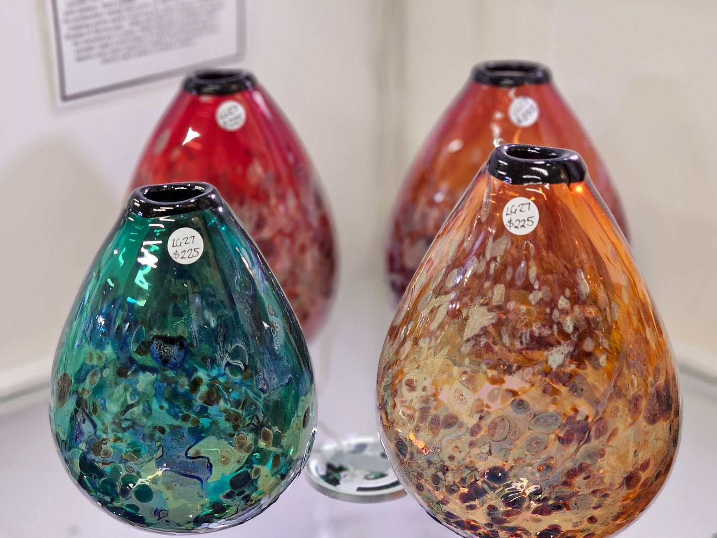 Small Lustre Vases