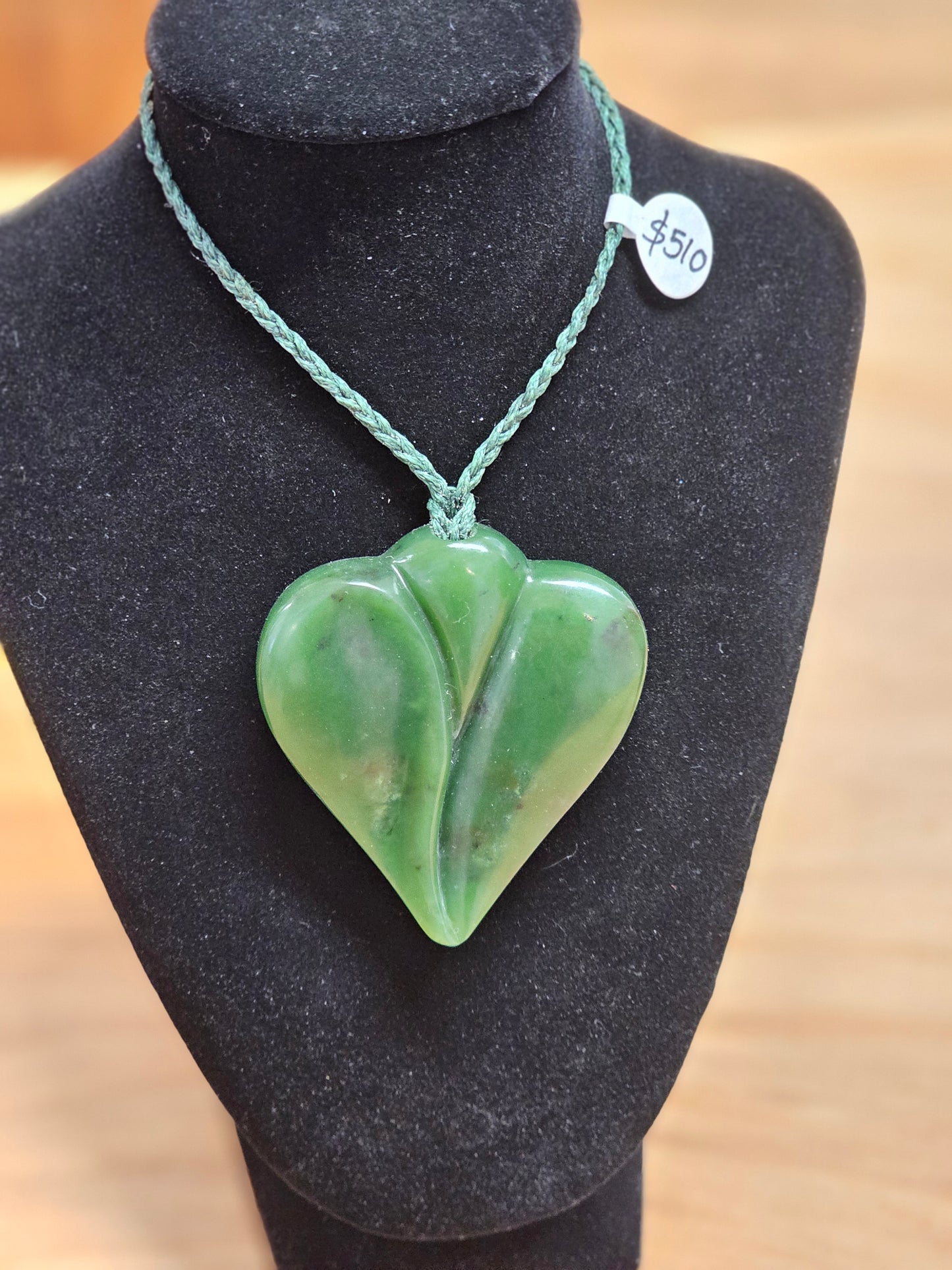 Heart Pounamu Pendant