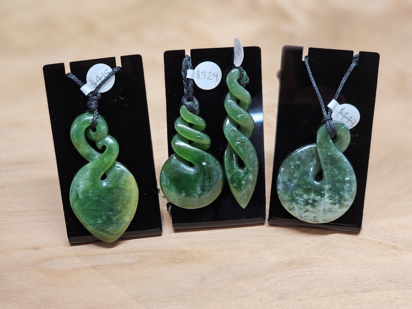 Spirit of Aotearoa Greenstone Jewellery  $105 to $895