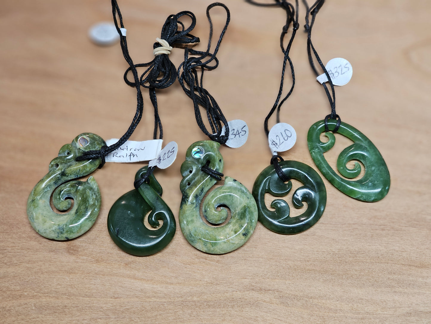 Spirit of Aotearoa Greenstone Jewellery  $105 to $895