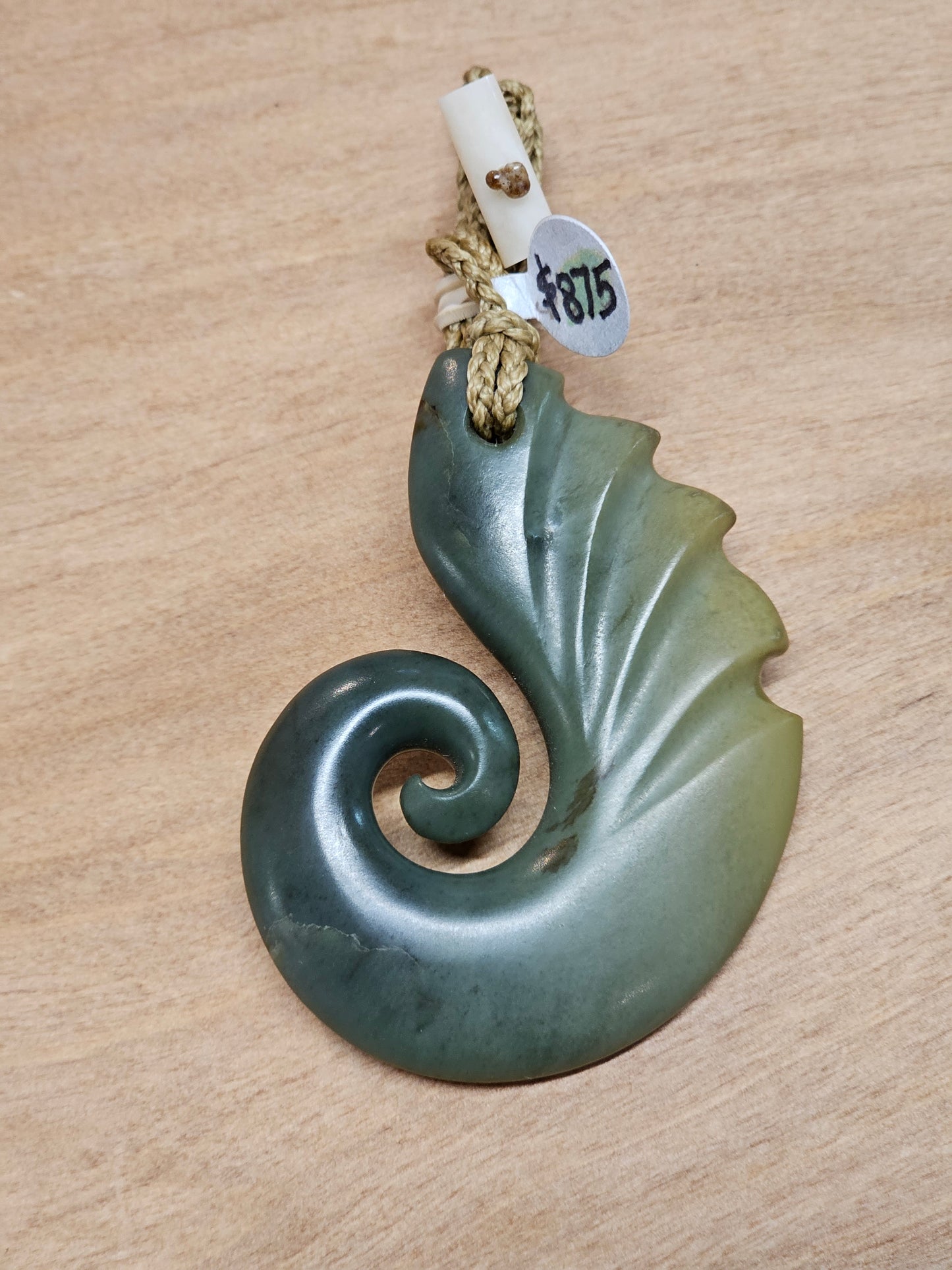 Greenstone Koru Pendant