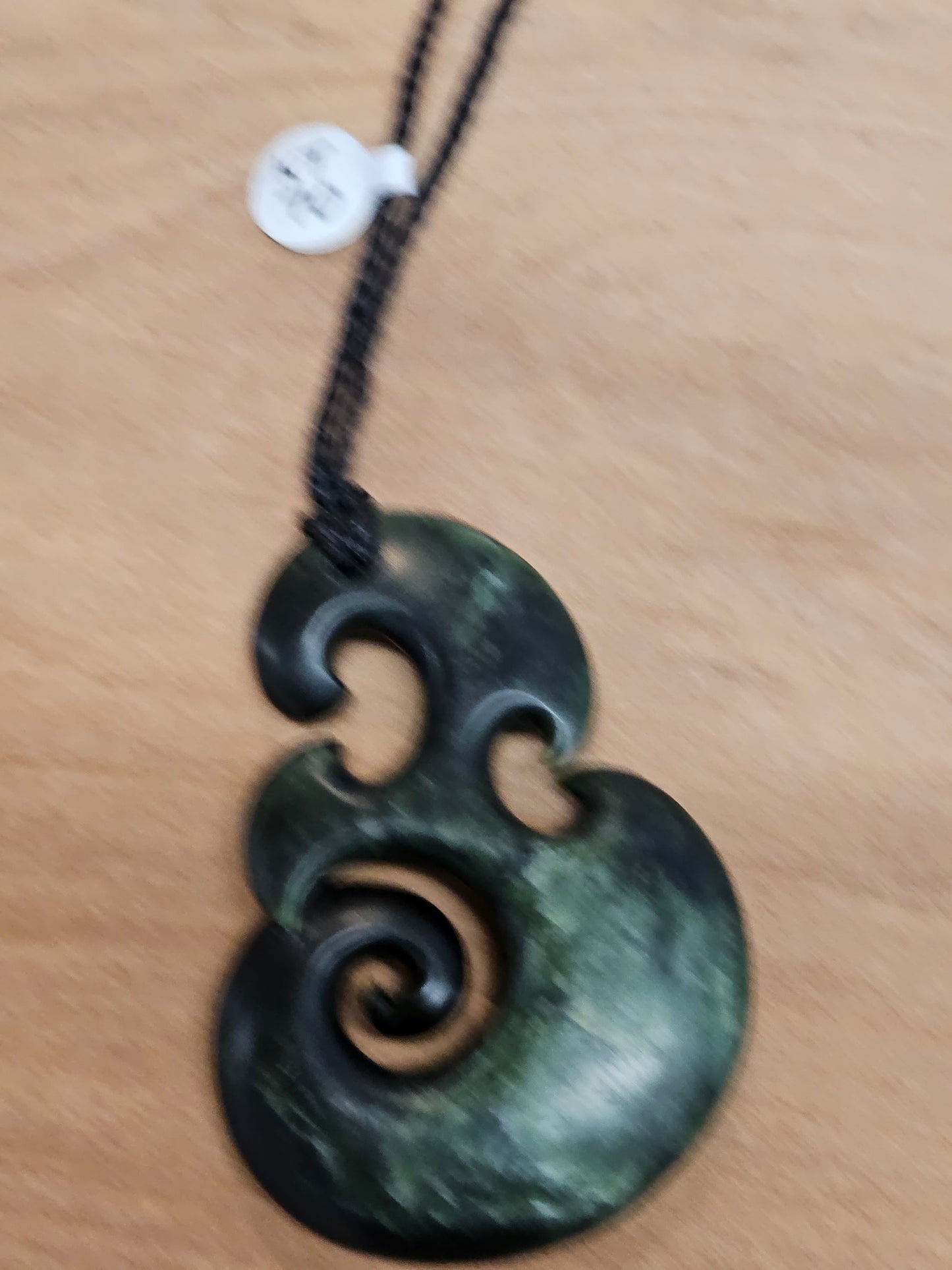 Kawakawa Jade Koru Pendant