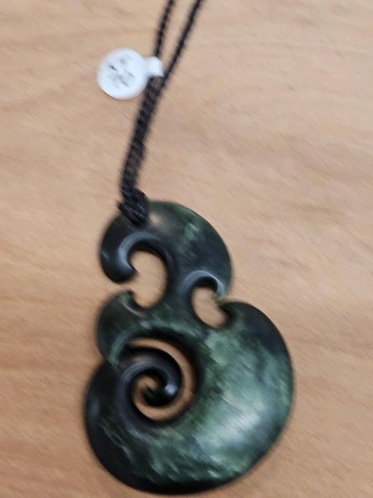 Kawakawa Jade Koru Pendant