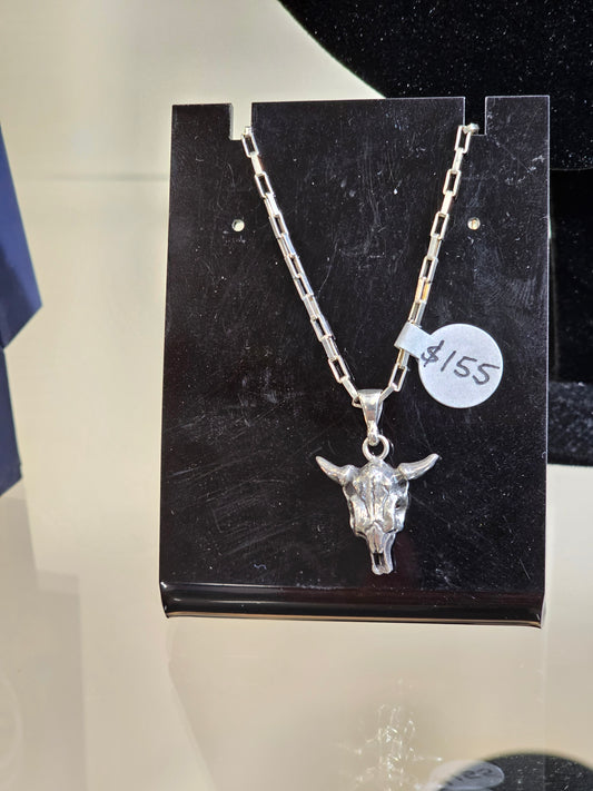 Cow Skull Pendant