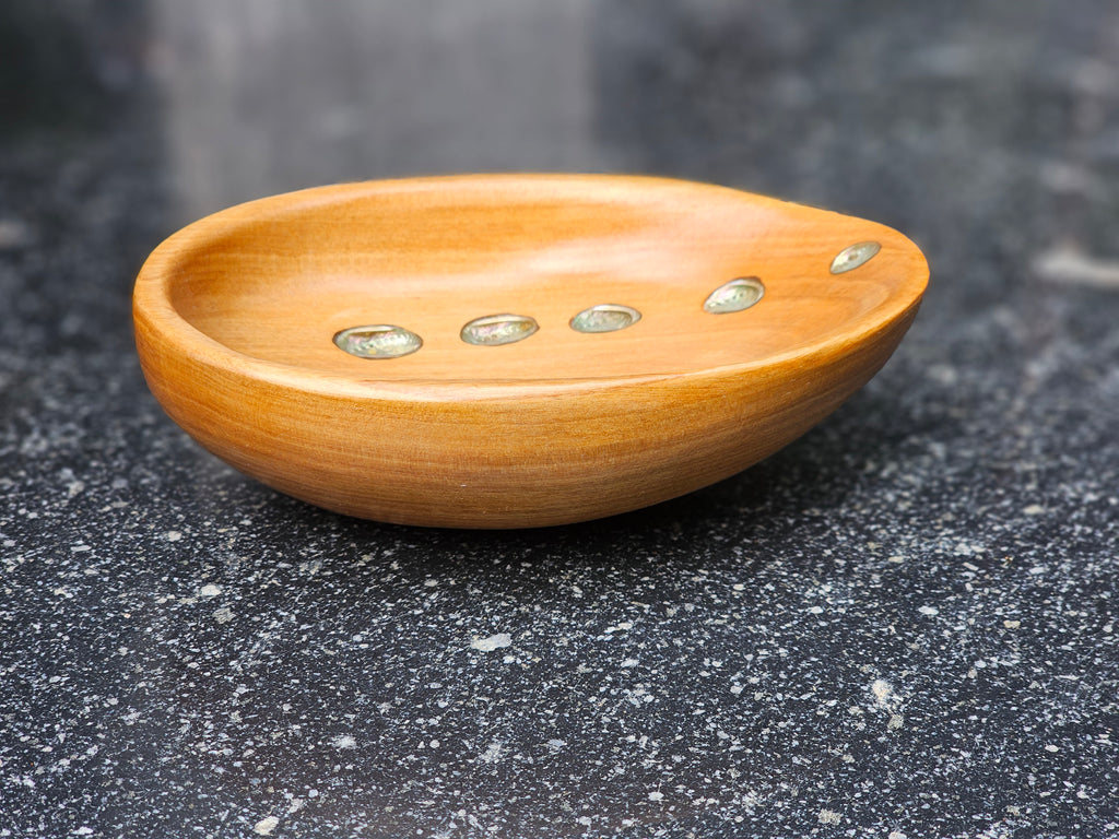 Totara Paua Inlay Bowl