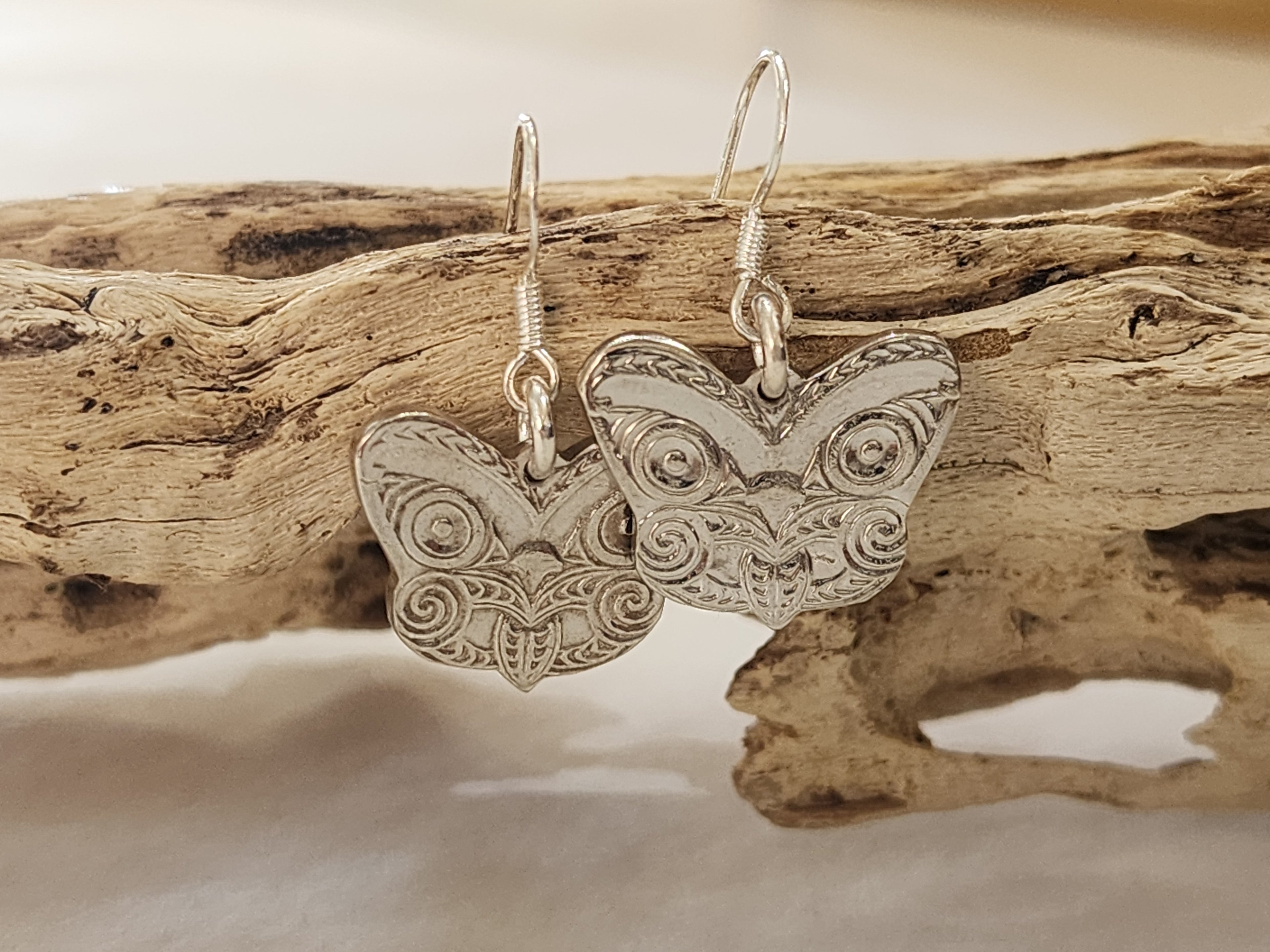 Tiki Coin Earring
