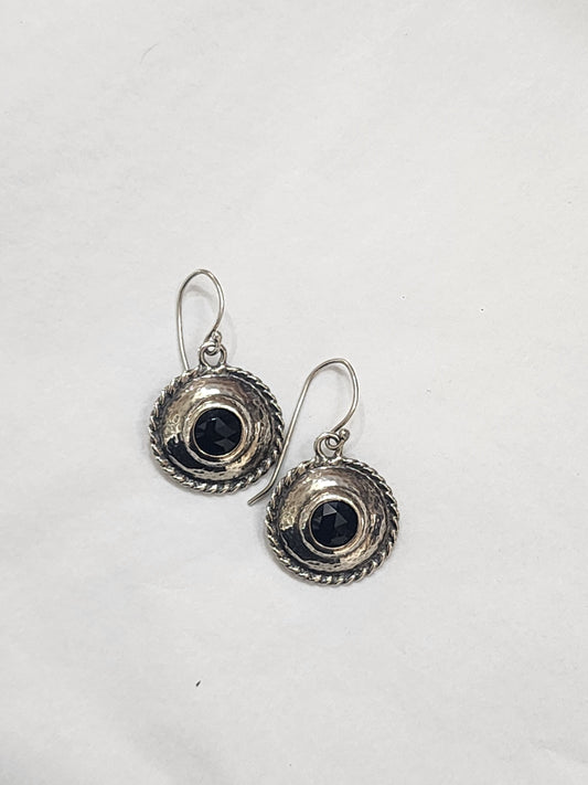 Earring with Black Tourmaline