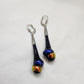 Dichroic Fused Teardrop Earring