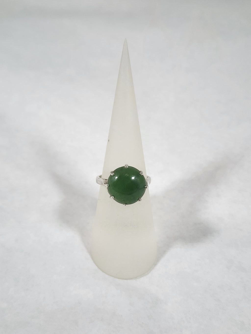 Pounamu Princess Cut - Ring
